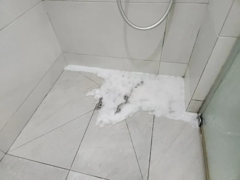 목포 배수구막힘 작업 현장